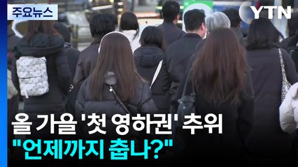 노란 은행잎 사이 겨울 추위 절정..."언제까지 춥나?" / YTN