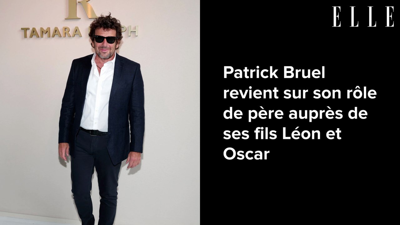 Patrick Bruel revient sur son rôle de père auprès de ses fils Léon et Oscar