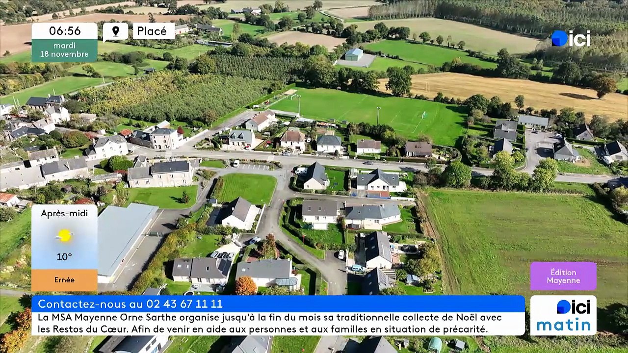 18/11/2025 - ici matin par ici Mayenne en vidéo