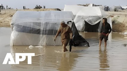 “We Were Completely Flooded” – Heavy Rains Crush Gaza’s Displaced Families Amid Ongoing Crisis | APT
