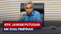 Putusan MK Soal Polisi di Jabatan Sipil, KPK Jelaskan Posisi Ketua KPK