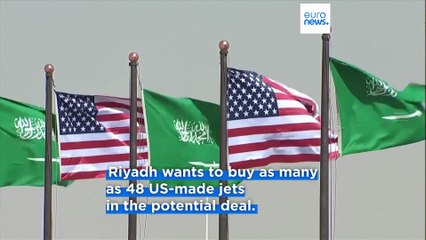 Trump says US to sell F-35 jets to Saudi Arabia on eve of crown prince's US visit