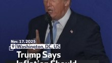 Trump Says Inflation Should Be Lower