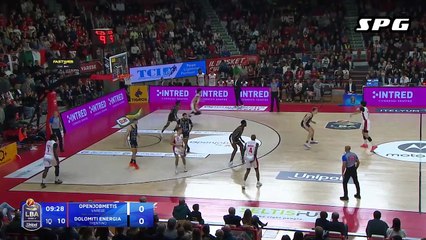 Olivier Nkamhoua Highlights 24 Pts, 3 Blk vs Trentino Basket