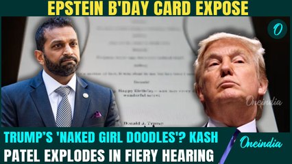 FULL VIDEO: Trump Drew Naked Girls on Epstein’s B’Day Card? Kash Patel EXPOSES Chilling Details