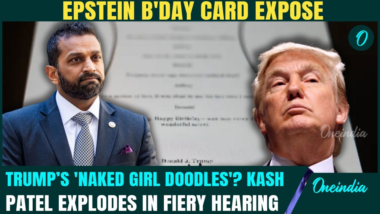 FULL VIDEO: Trump Drew Naked Girls on Epstein’s B’Day Card? Kash Patel EXPOSES Chilling Details