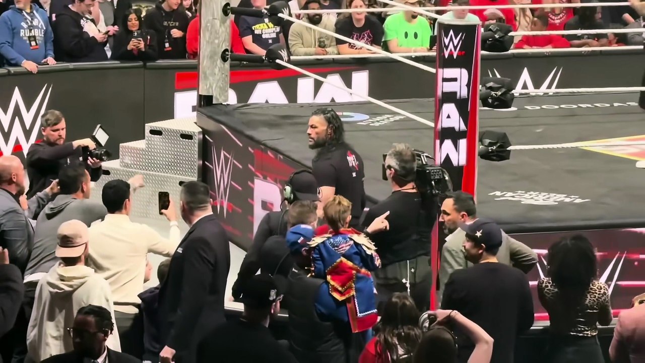 Unseen Footage of Roman Reigns Off Air After WWE Raw 11/17/2025
