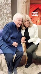 Brigitte Macron toute en complicité avec Line Renaud pour soutenir son Fonds de dotation