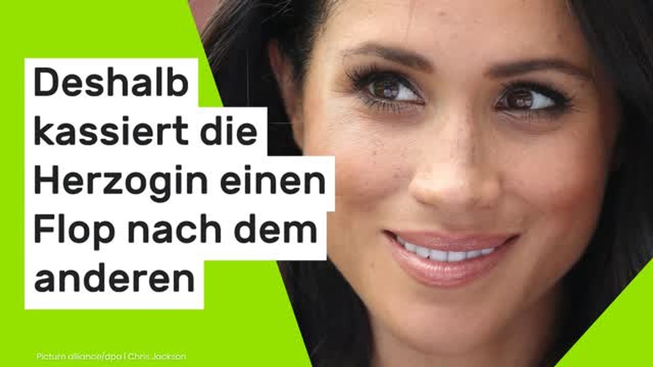 Meghan Markle in der Kritik: Adelsexperten rechnen ab - deshalb kassiert die Herzogin einen Flop nach dem anderen