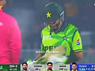 Babar Azam hundred against Sri Lanka