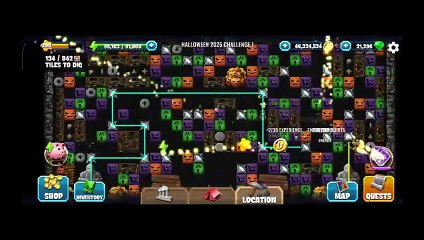 Halloween 2025 Challenge 1, Diggy's Adventure, Halloween 2025, Tasks of the Story only.