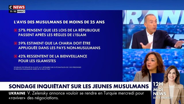 Incident sur le plateau de « Morandini Live » : L’élue de Renaissance Rachida Kaaout quitte le plateau après avoir refusé de répondre à plusieurs reprises aux questions de Jean-Marc Morandini sur le sondage auprès des musulmans - VIDEO