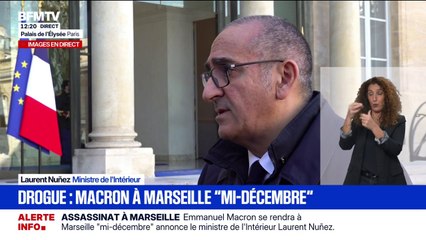Narcotrafic: "Le président de la République a demandé à tous les acteurs d'amplifier la lutte", affirme Laurent Nuñez