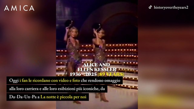 Addio alle gemelle Alice ed Ellen Kessler: sui social l'omaggio dei fan