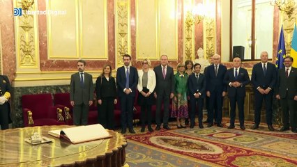 Zelenski visita el Congreso de los Diputados, en su tercera visita oficial a España