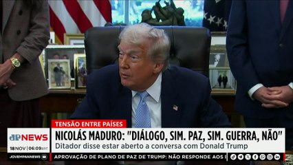 Maduro volta a pedir que não haja guerra e apela por diálogo
