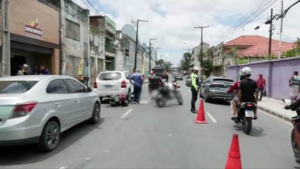 Tragédia em São José do Recife: Câmeras registram acidente fatal envolvendo motociclista e caminhão