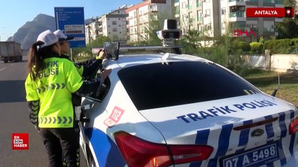 Antalya’da yapay zekalı mobil radar 4 şeridi aynı anda tarıyor