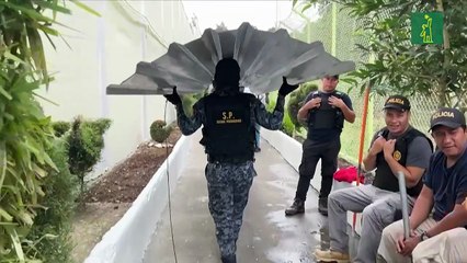 Desmantelan vivienda que construyeron pandilleros sin autorización en cárcel de Guatemala