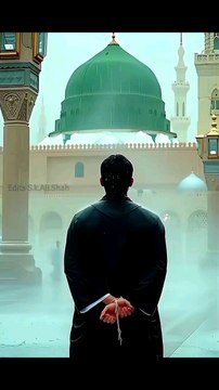 Ya اللّٰہ عزوجل 💚Allah Azzawajal Yeh Rohani Manzar Har Musalman Ko Aata Farma Aur Ameen Kehne Walon Ko Isi Sal With Family Madinah Shareef Ki Barish Dekhna Naseeb Farma Ameen. Created By A.I