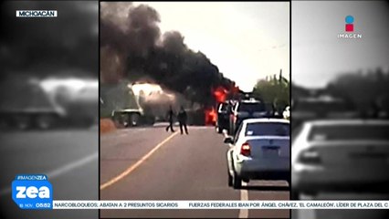 Bloqueos carreteros, vehículos quemados y enfrentamientos se registran en Michoacán