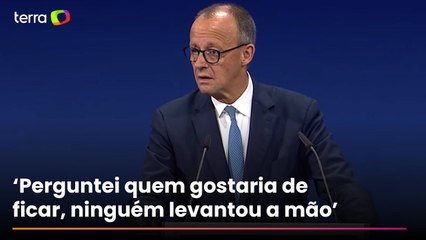 Chanceler alemão diz que comitiva ficou feliz de ir embora de Belém após viagem à COP30
