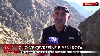 Ünlü dağcılar Hakkari’de 8 yeni tırmanış rotası oluşturdu