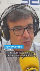 Javier Cercas: "¿El rey organizó el 23-F? No. Es un bulo"