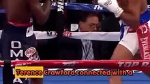 Terence Crawford's 1-2 COMBO leaves opponent on his KNEES!