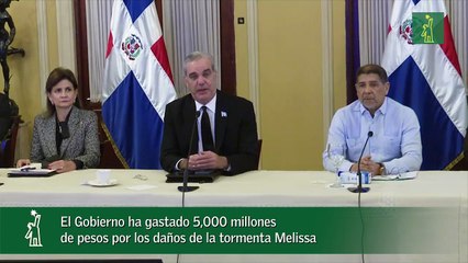 El Gobierno ha gastado 5,000 millones de pesos por los daños de la tormenta Melissa