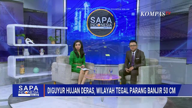 Penampakan Banjir Rendam Wilayah Tegal Parang, Ketinggian Capai 50 cm | SAPA MALAM