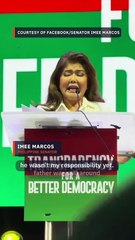 Imee calls brother President Bongbong Marcos, First Family ‘drug addicts’