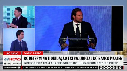 Banco Central determina a liquidação extrajudicial do Banco Master; Alan Ghani analisa