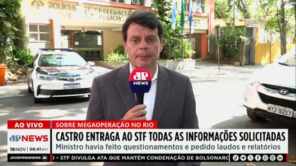 Castro confirma envio de informações da megaoperação no RJ ao STF