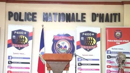 Pòt pawòl PNH la prezante bilan operasyon lapolis mennen nan komin Croix-des-Bouquets