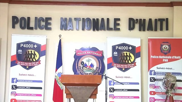 Pòt pawòl PNH la prezante bilan operasyon lapolis mennen nan komin Croix-des-Bouquets