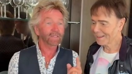 Noel Edmonds and Cliff Richard reveal combined age as they reunite in New Zealand
