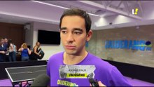 Hugo Calderano comenta carreira no tênis de mesa.