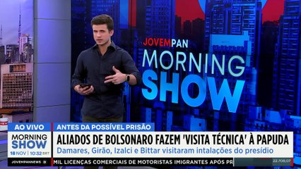 VISITA À PAPUDA! Aliados de Bolsonaro inspecionam instalações da PRISÃO