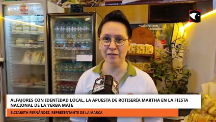 Alfajores con identidad local, la apuesta de Rotisería Martha en la Fiesta Nacional de la Yerba Mate