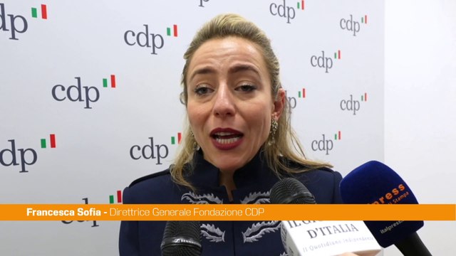 Cdp lancia Valore per il territorio , Sofia Fiducia nei talenti del Paese
