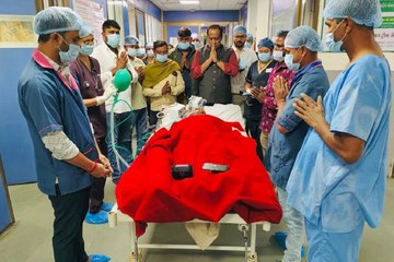 सिविल अस्पताल में एक ही दिन में दो ब्रेनडेड मरीजों के अंगदान से छह लोगों को मिला जीवनदान