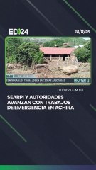 Searpi y autoridades avanzan con trabajos de emergencia en Achira