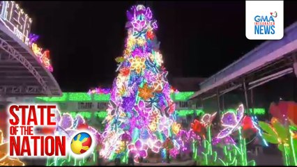 Goma, takip ng electric fan, at iba pang patapong gamit, ginawang Christmas display | SONA