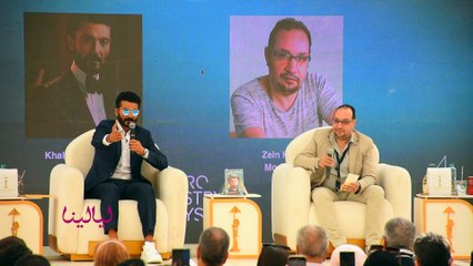 #خالد_النبوي من ندوته بمهرجان القاهرة: محمد عبدالعزيز شخصية رائعة وشوفت منه انضباط من أول فيلم