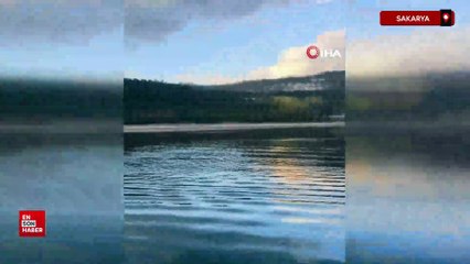 Sakarya Sapanca Gölü'nde esrarengiz görüntü