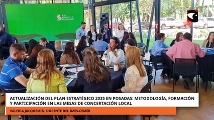 Plan Estratégico Posadas: metodología, formación y participación en las mesas de concertación local