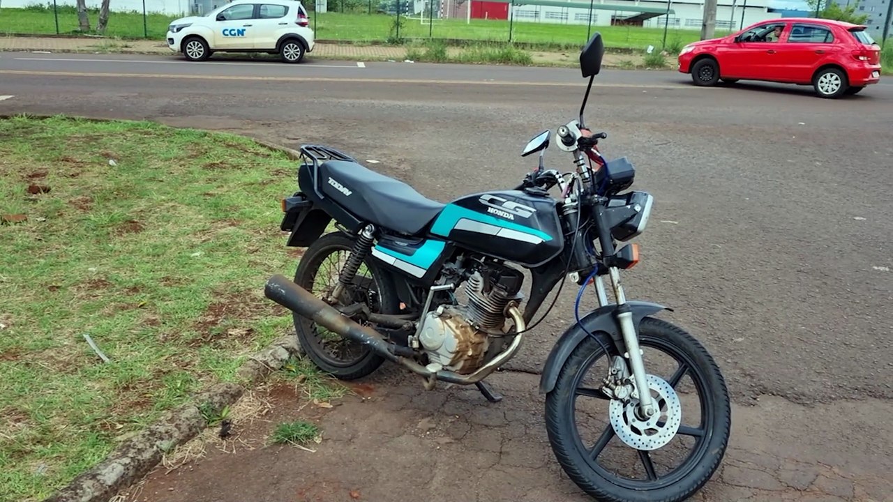 Motociclista de 56 anos fica ferido em colisão entre duas motos no Bairro Floresta