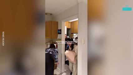 Grandkids Surprise Nan With One Last Sleepover in Family Home