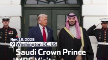 Saudi Crown Prince MBS Visits The White House